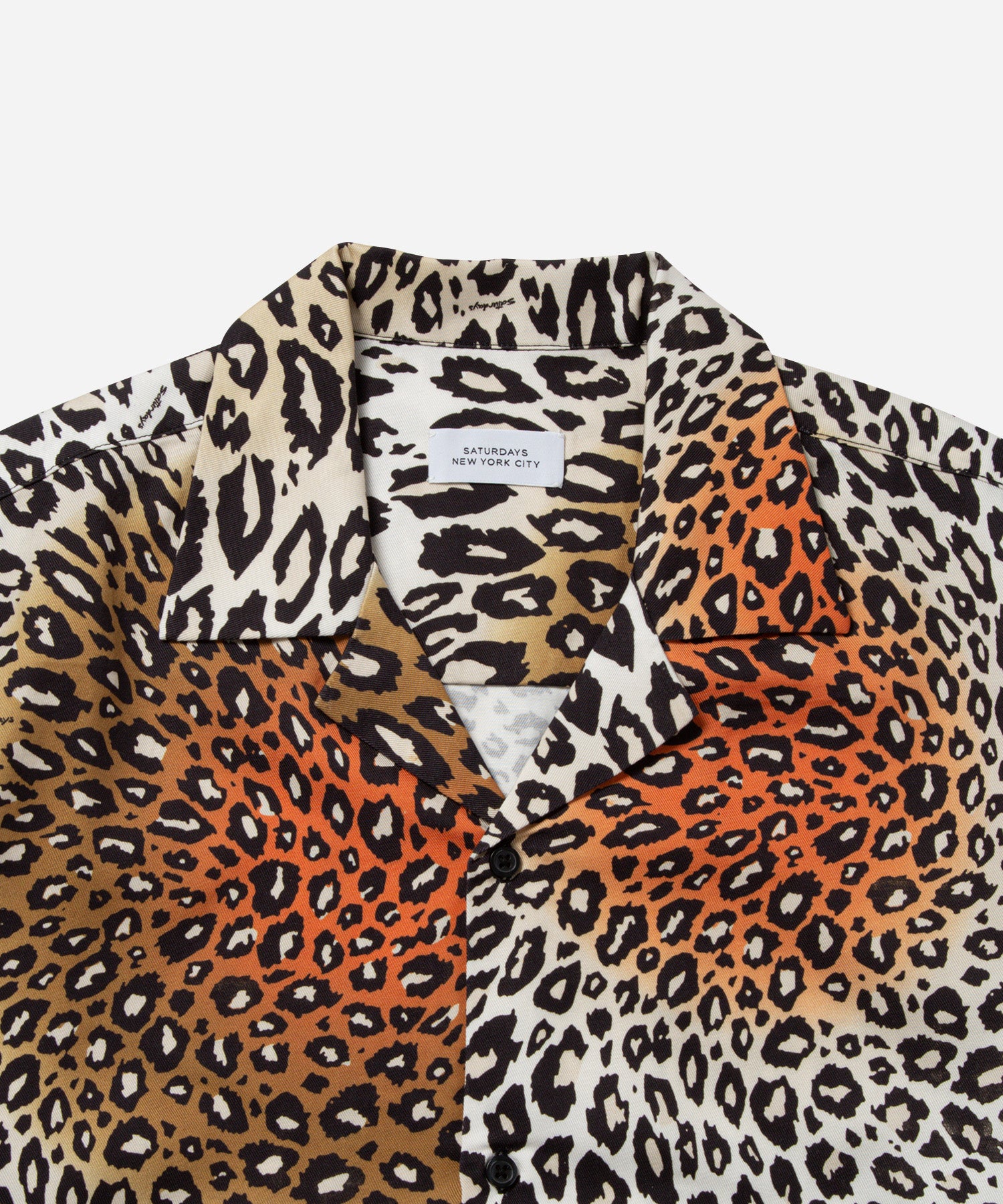 Canty Sound Leopard Short Sleeve Shirt | Saturdays NYC (Australia)