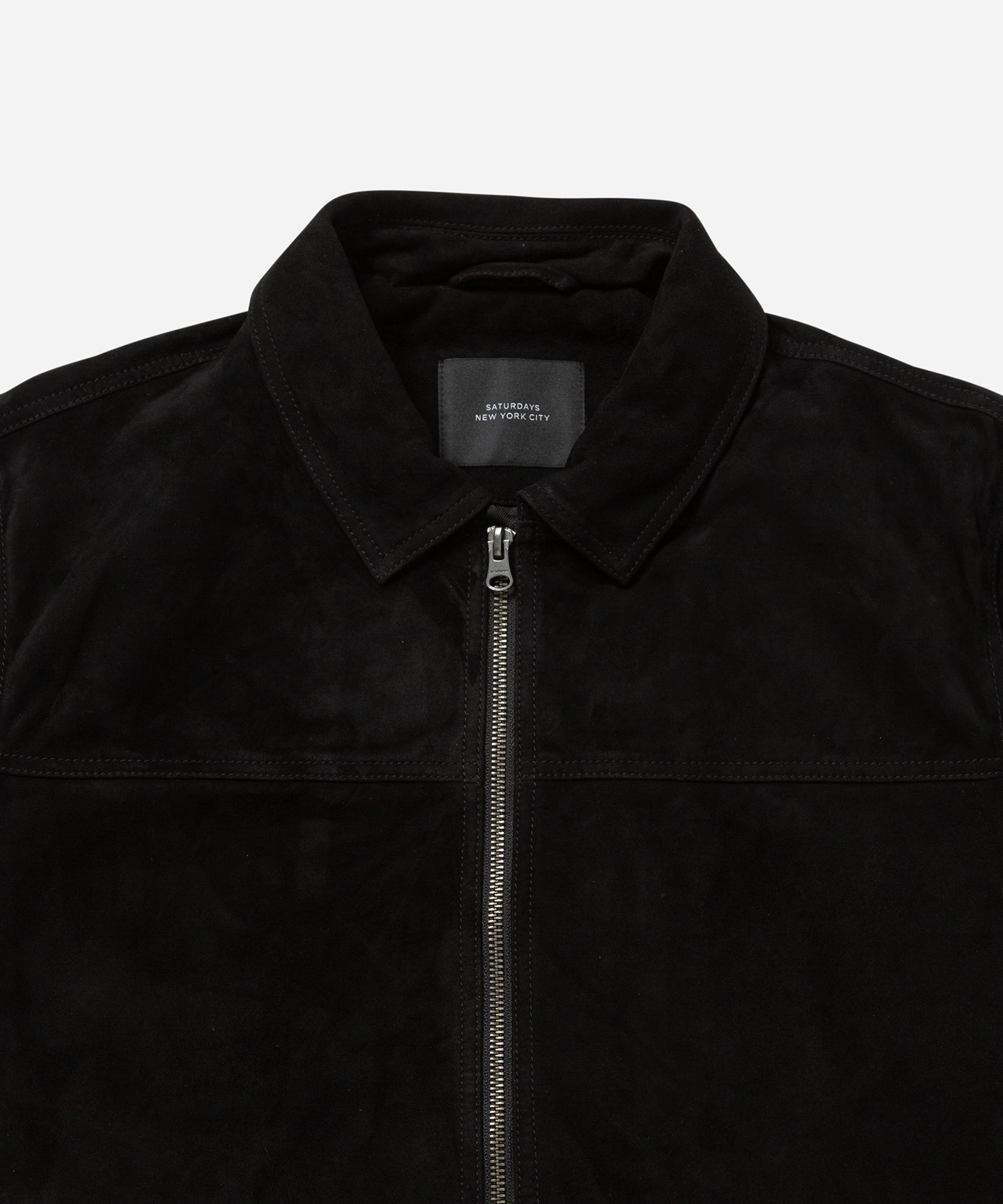 Saturdays NYC Harrison Leather Jacket - Black