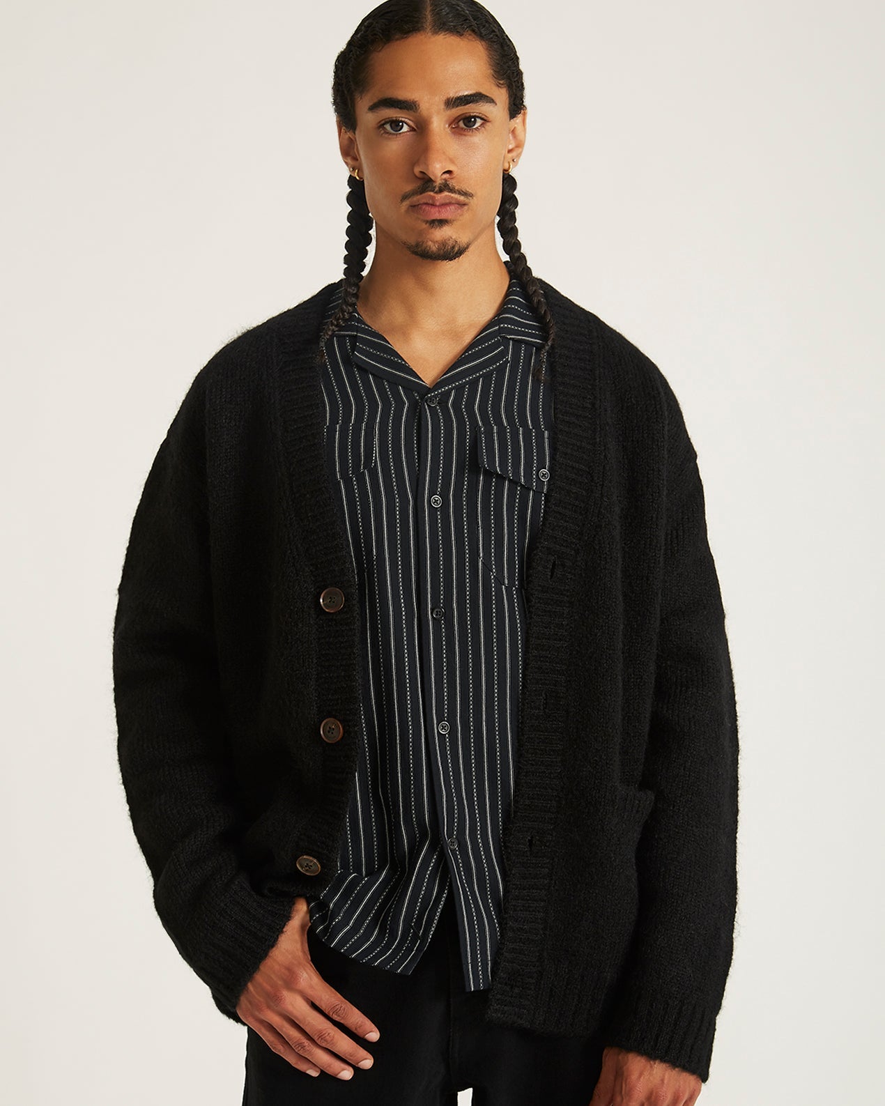 Michael Shaggy Wool Cardigan Saturdays NYC Australia