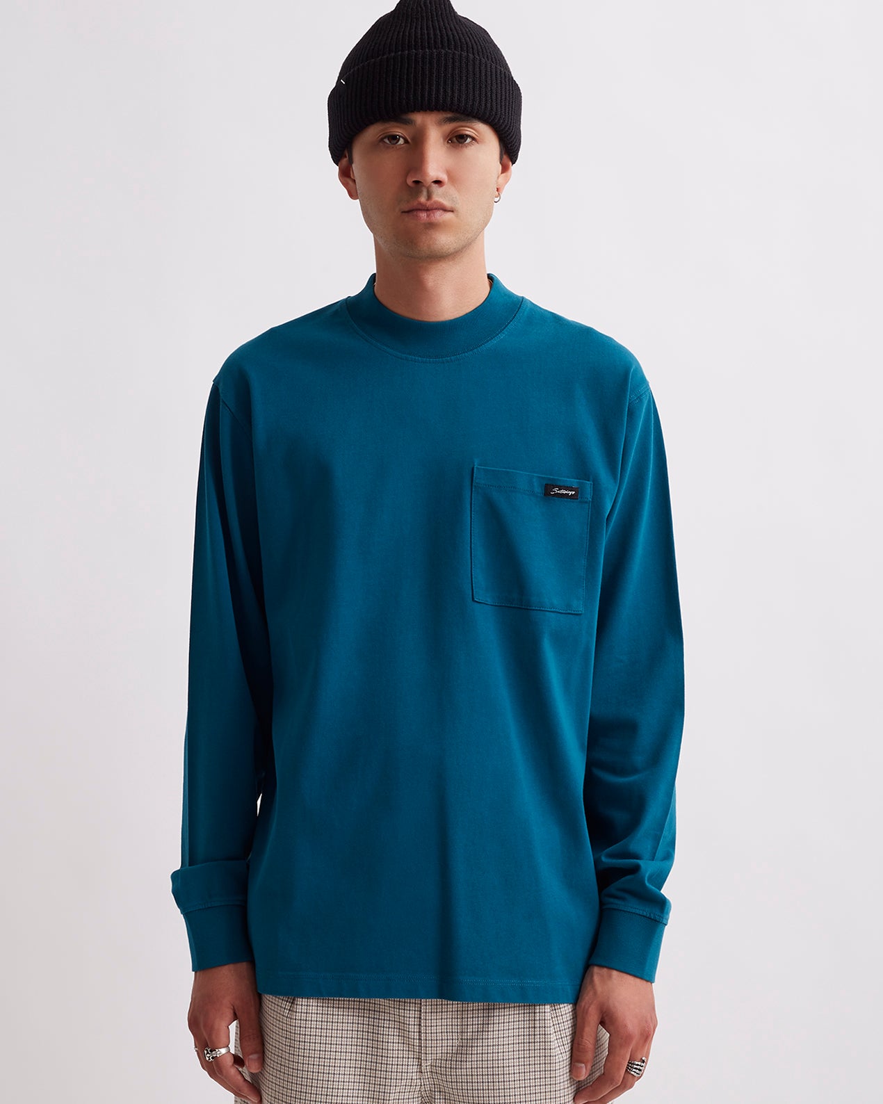 Dekalb Mockneck Long Sleeve Tee | Saturdays NYC (Australia)