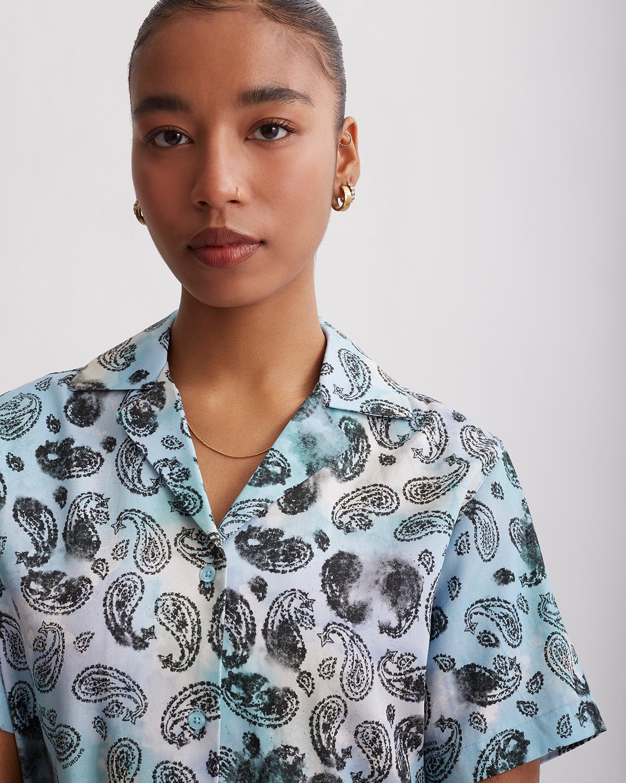 Paisley Silk Resort Shirt