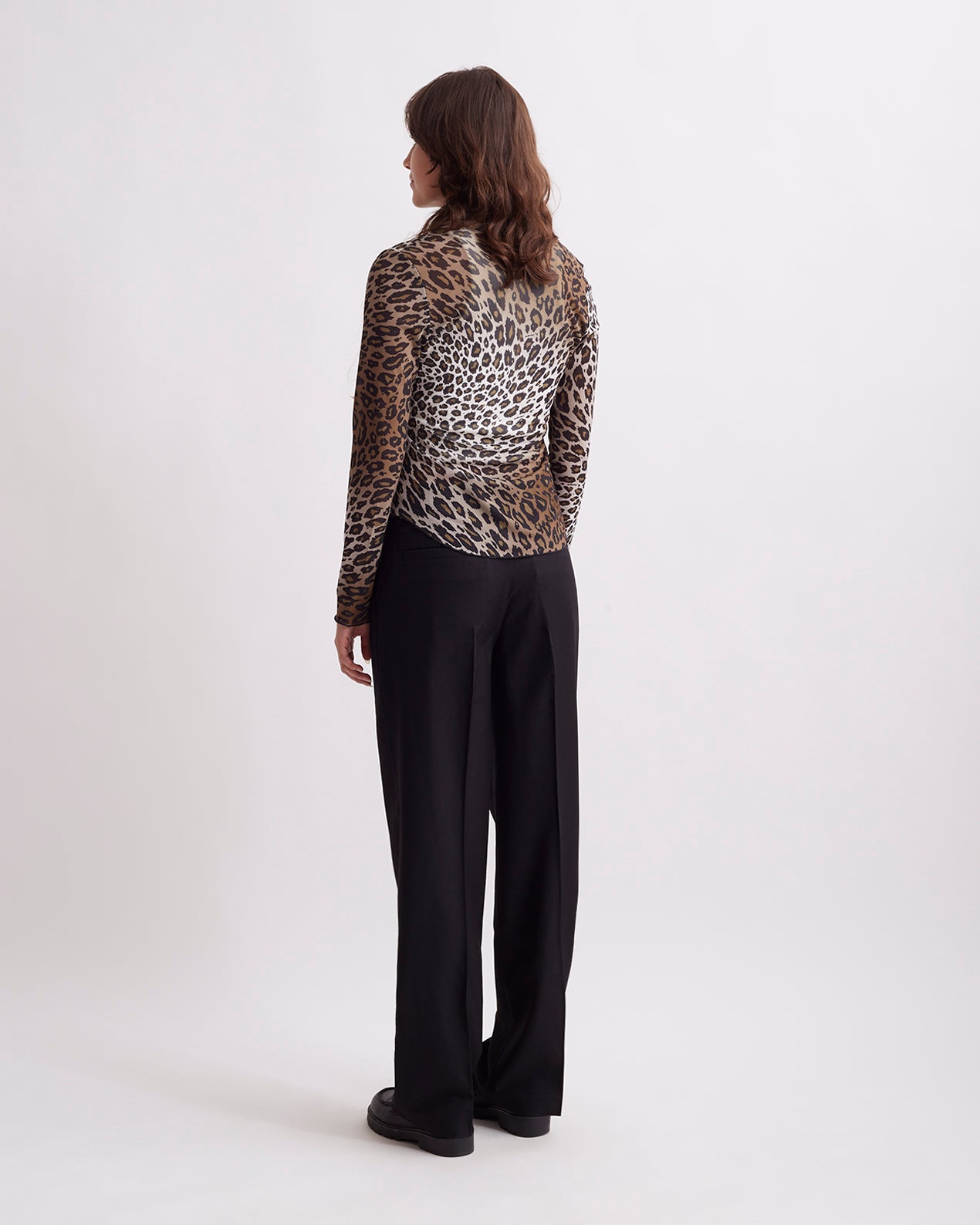 Gabriella Sound Leopard Long Sleeve Shirt | Saturdays NYC (Australia)