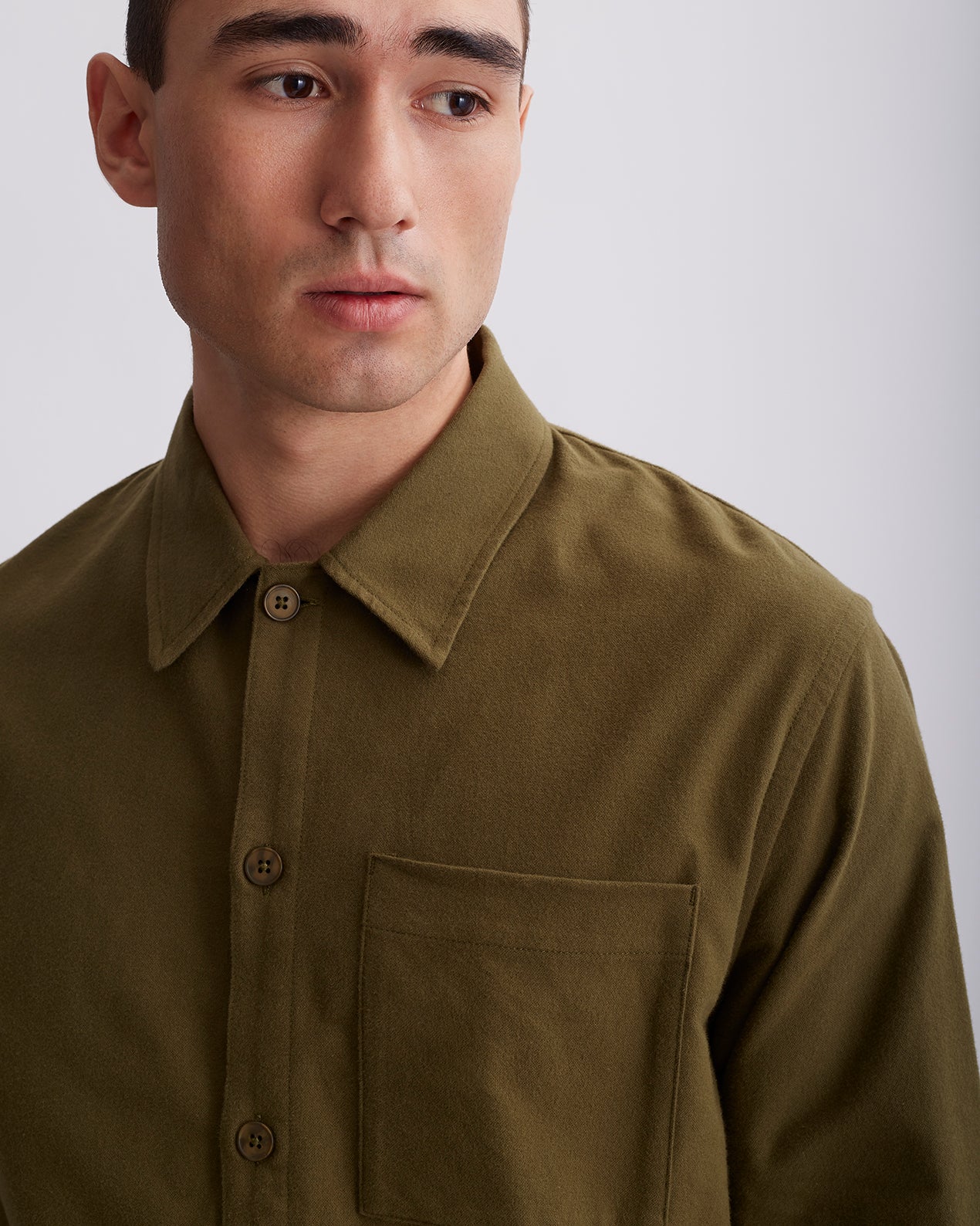 Broome Cotton Flannel Long Sleeve Shirt | Saturdays NYC (Australia)